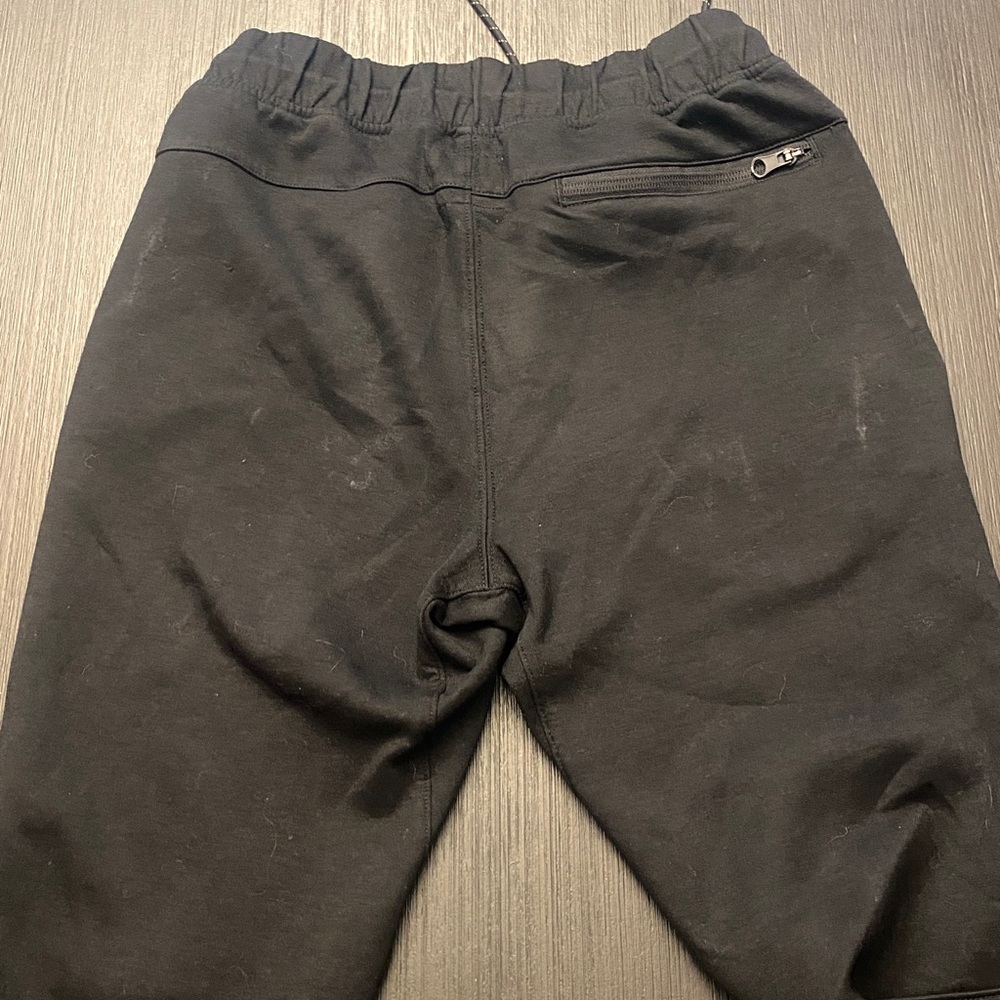 Men's Black Jogger Pants - Picture 3 of 4
